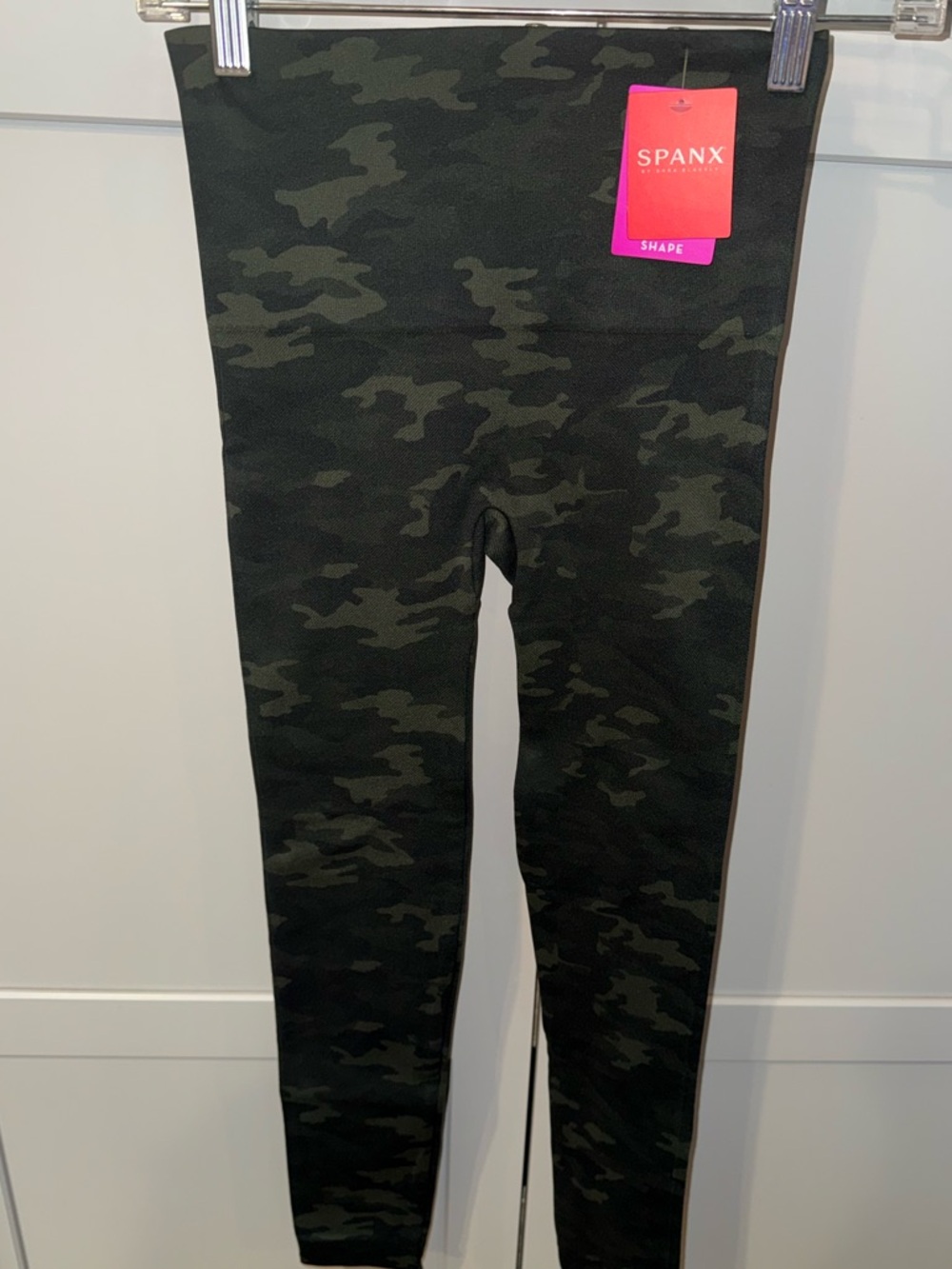 SPANX Olive Green Camo Leggings